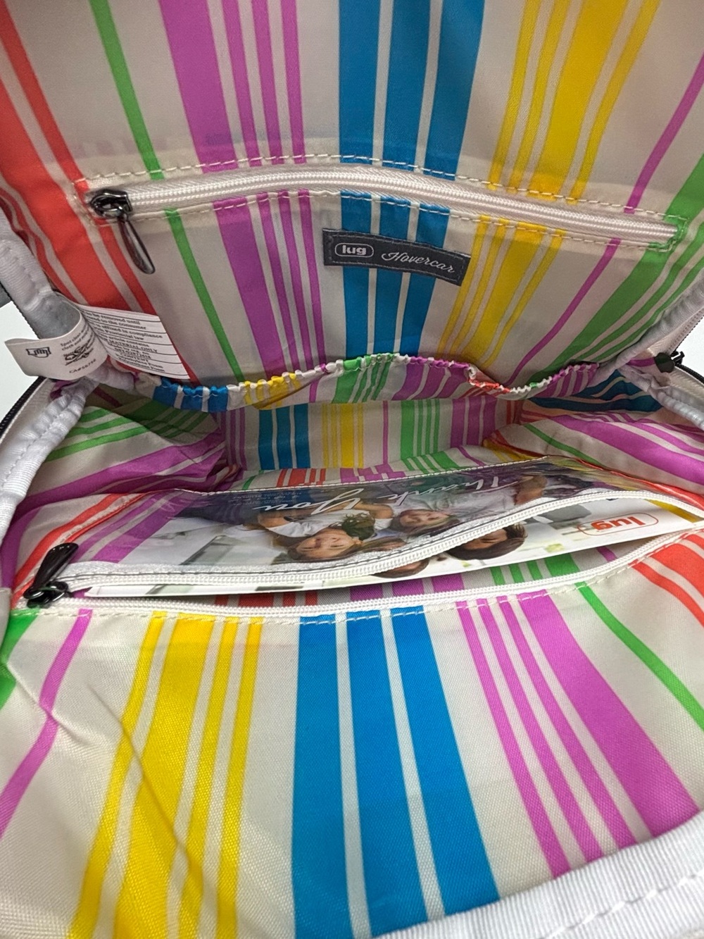 NWT Lug WILDFLOWER BRIGHTS HOVERCAR Backpack - Picture 3 of 3